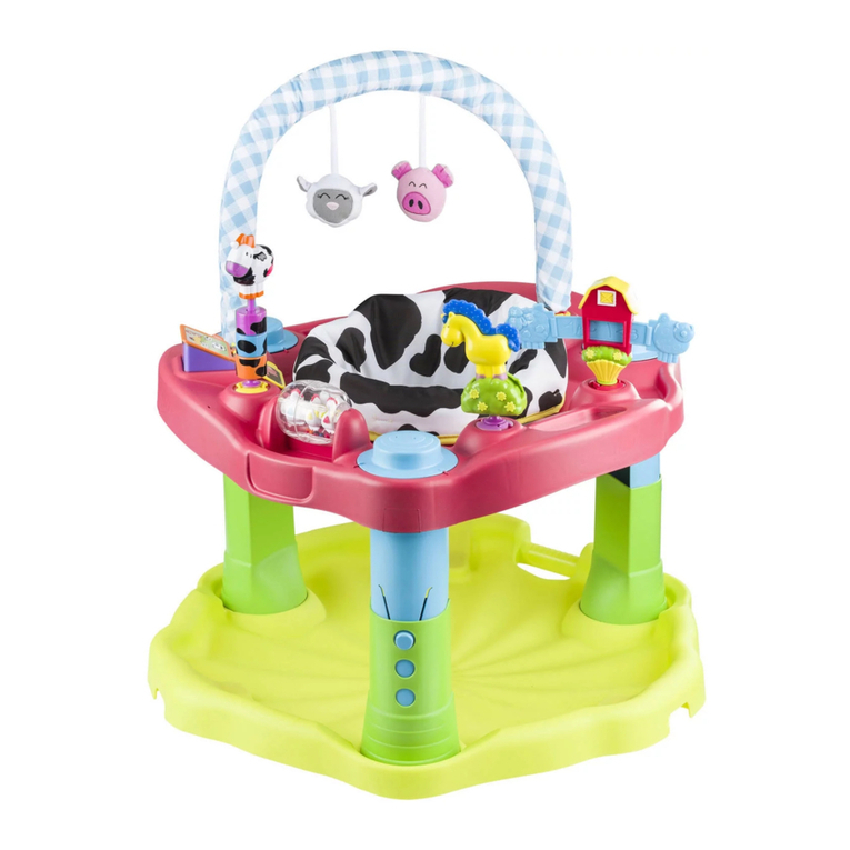 Evenflo Exersaucer Moovin' & Groovin' User manual