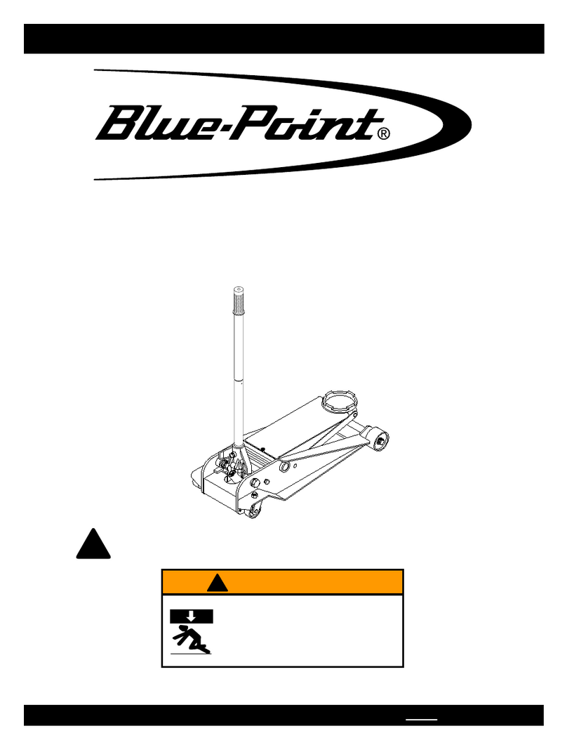 Blue point MagicLift YA642C Operating instructions & parts manual Blue point MagicLift YA642C Operating instructions & parts manual