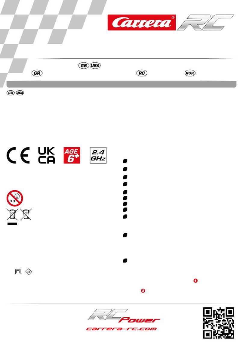 Carrera RC 370160132 Assembly and operating instructions