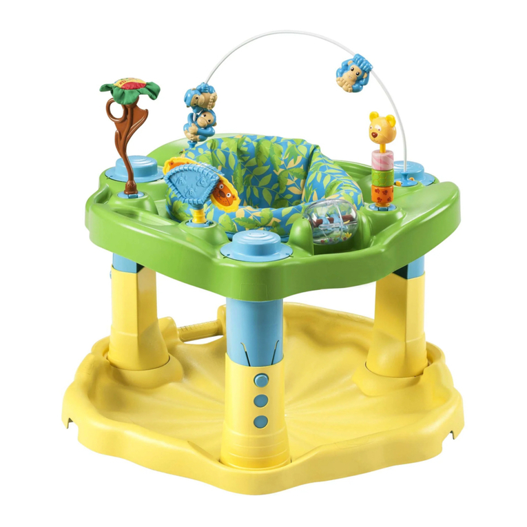 Evenflo ExerSaucer Zoo Friends User manual