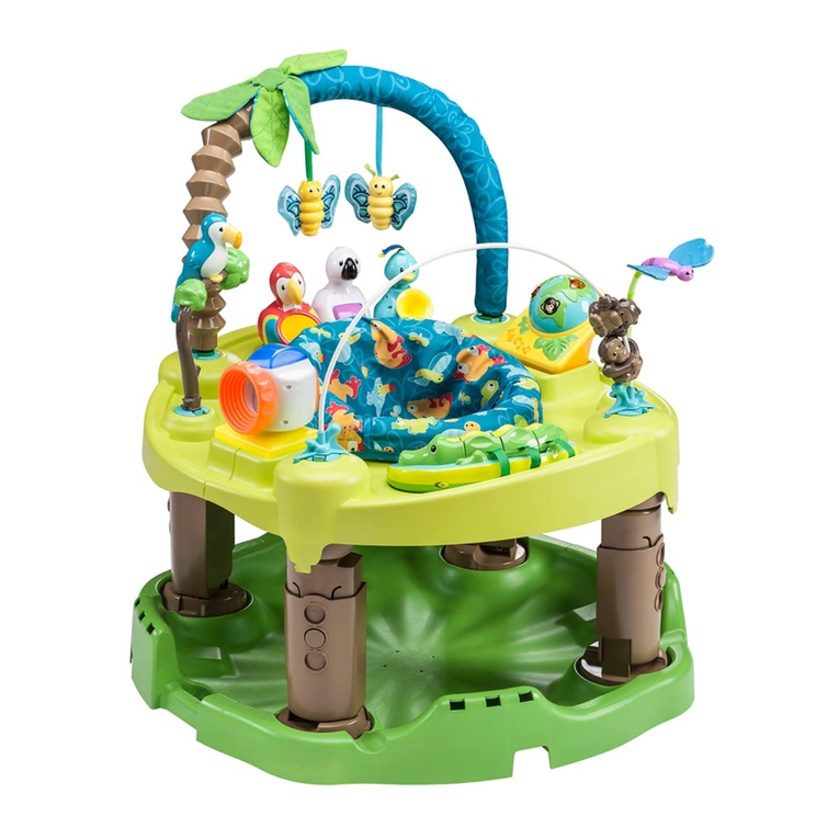 Evenflo ExerSaucer Triple Fun User manual