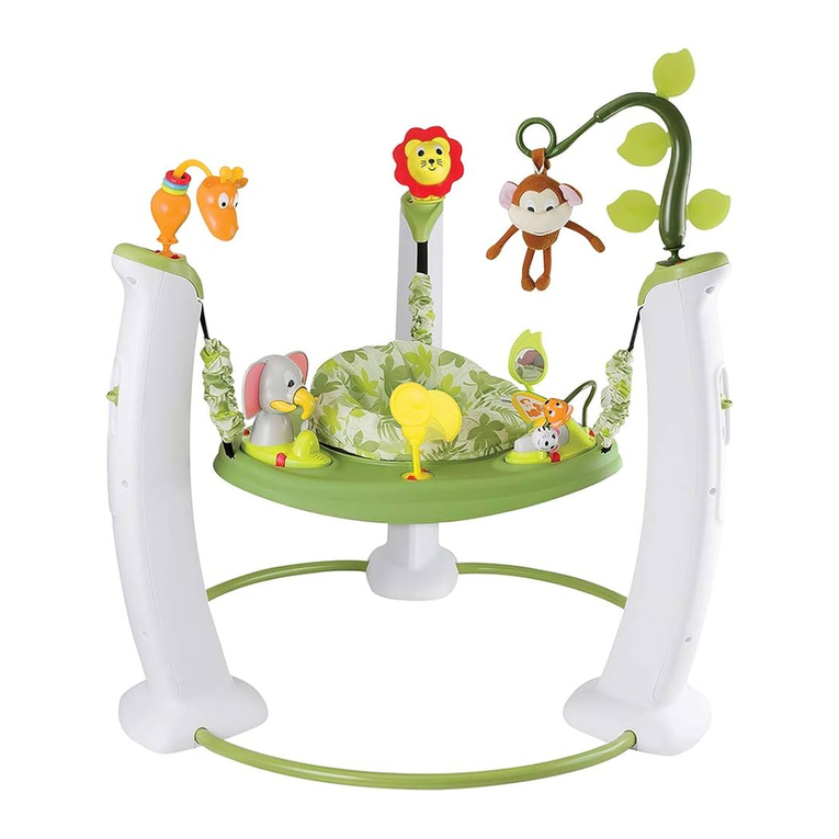 Evenflo ExerSaucer Safari Friends user manual