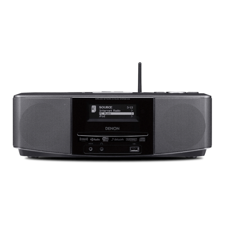 Denon S-52 User manual