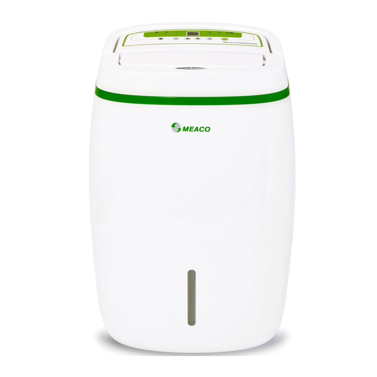 Meaco 12L Low energy Dehumidifier User manual