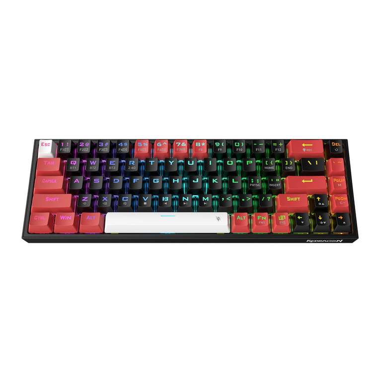 REDRAGON K631 RGB CASTOR PRO User manual REDRAGON K631 RGB CASTOR PRO User manual