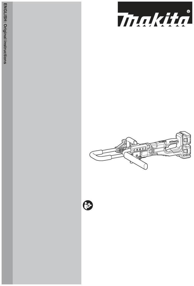 Makita DDG461PT2 User manual