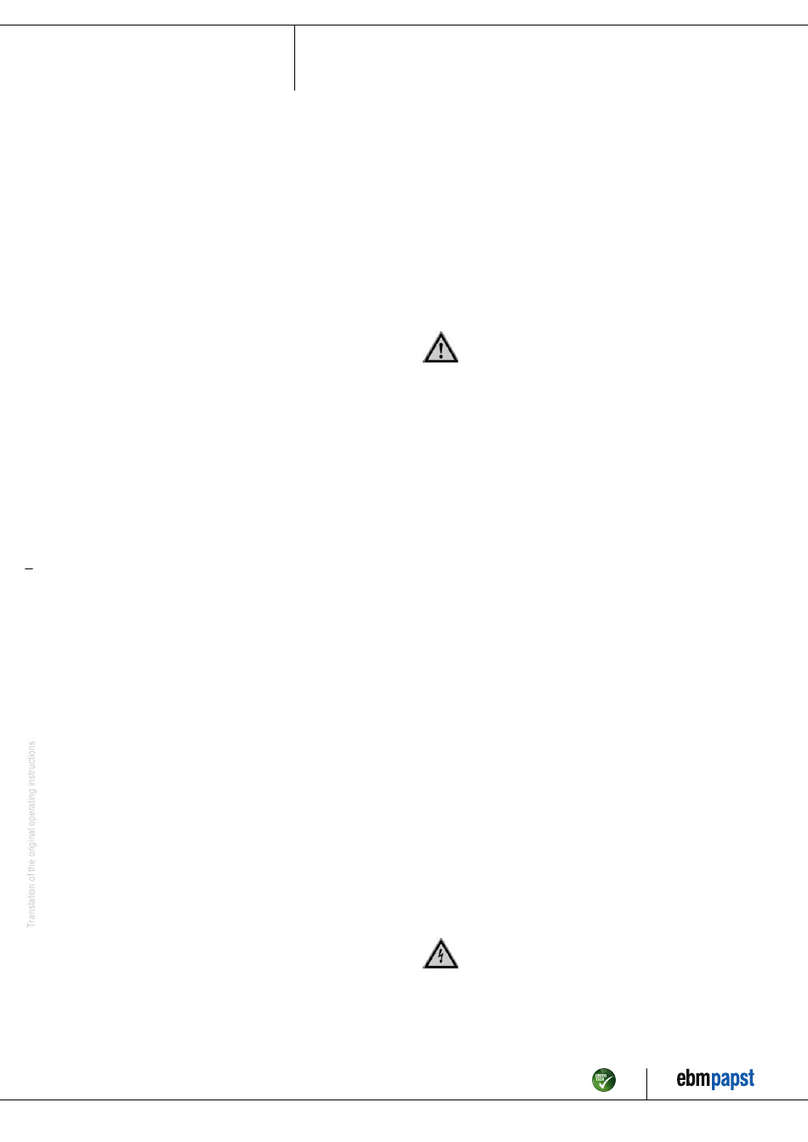 Ebmpapst W3G800-KU21-D1 User manual