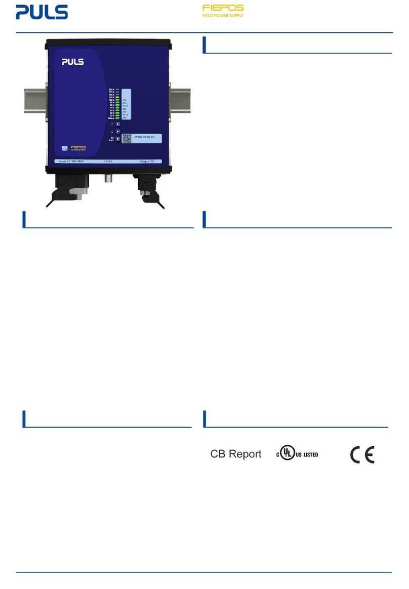 Puls FIEPOS FPT500.481-002-101 manual