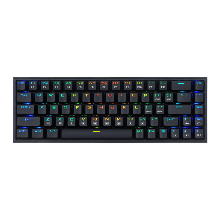 REDRAGON K631 CASTOR User manual REDRAGON K631 CASTOR User manual