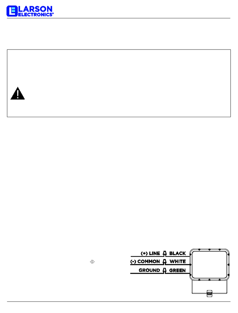 Larson Electronics LEDWP-LP-450-TRN-DCM User manual