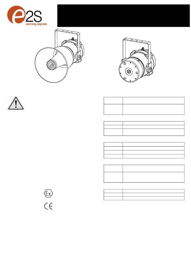 E2S BE S120D Series instruction manual