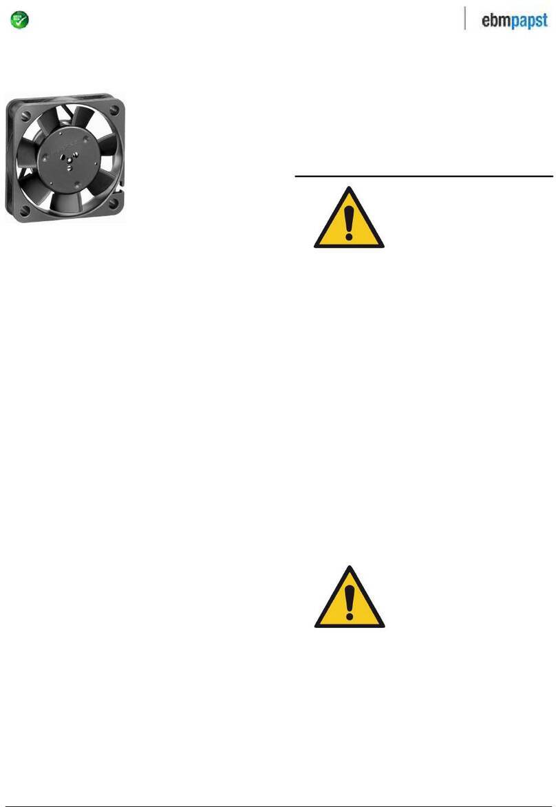Ebmpapst 414F operating manual