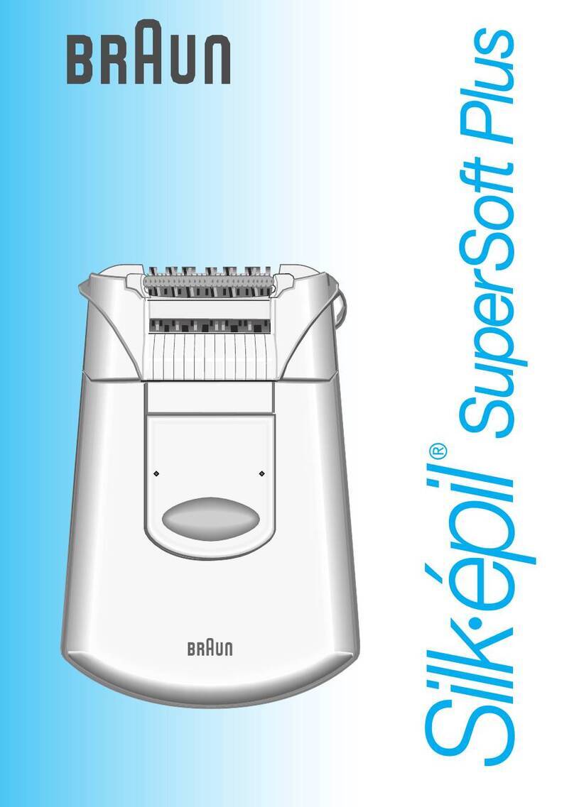 Braun Silk-epil SuperSoft Plus User manual