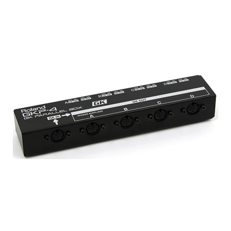 Roland GKP-4 User manual