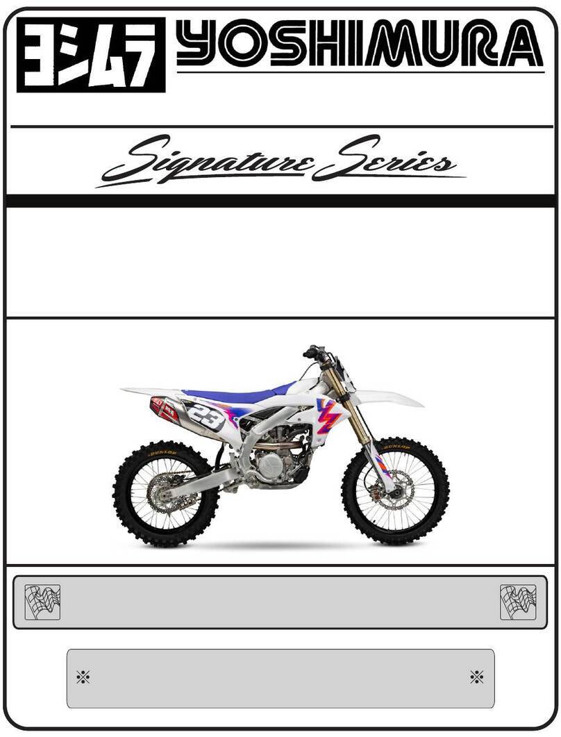 Yoshimura 231032D320 manual