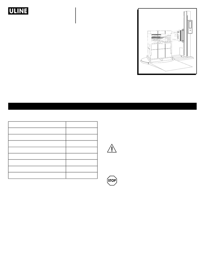 U-Line H-3702 manual