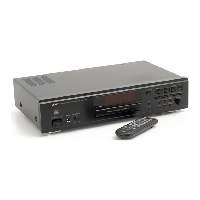 Denon CDR-1000 User manual