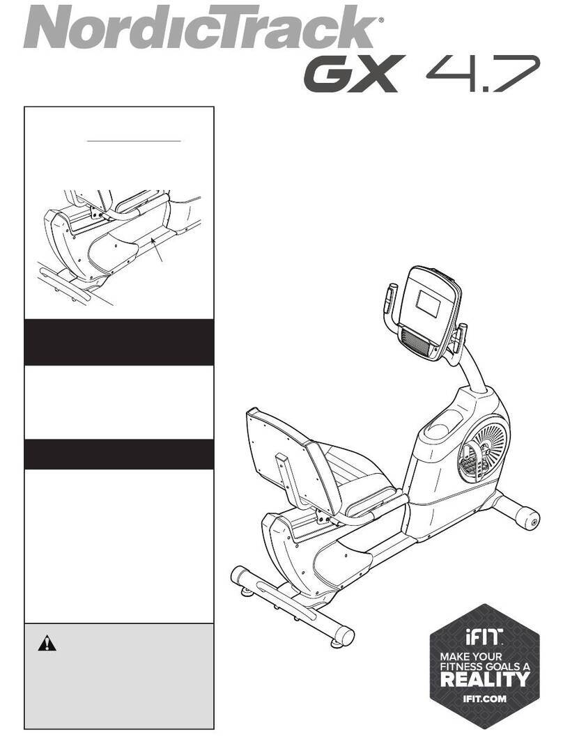 ICON Health & Fitness NordicTrack GX 4.7 user manual