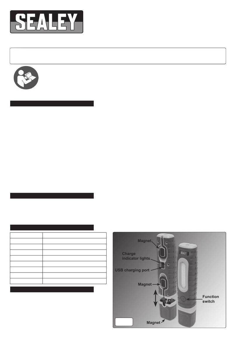 Sealey LED3606R quick start guide