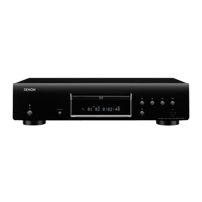 Denon DBT-1713UD User manual