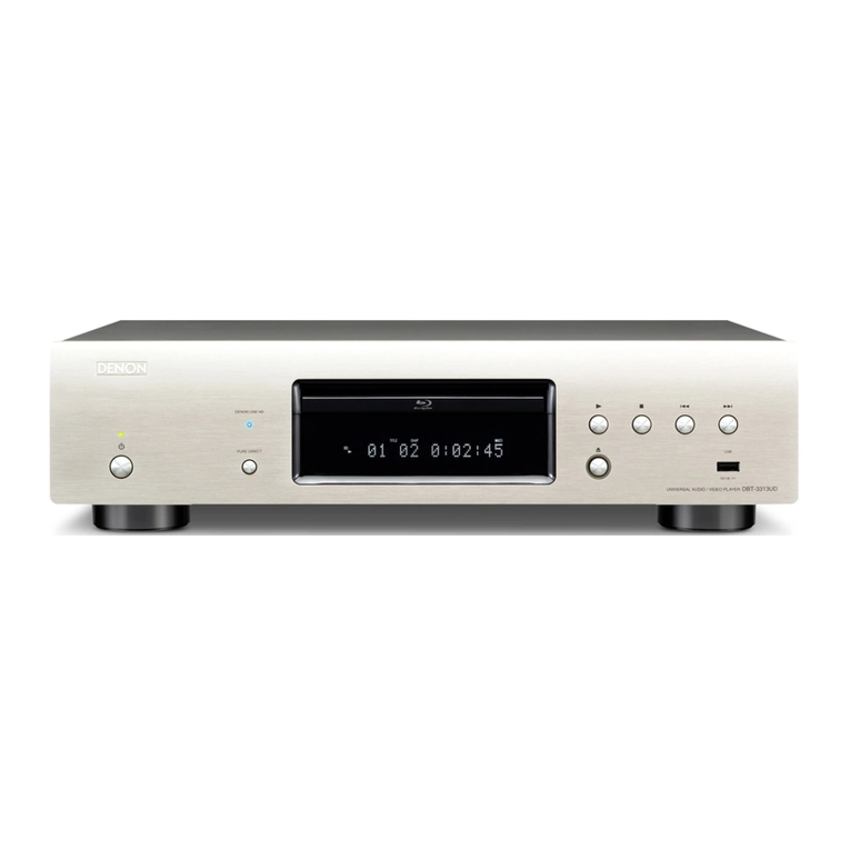 Denon DBT-3313UD quick start guide