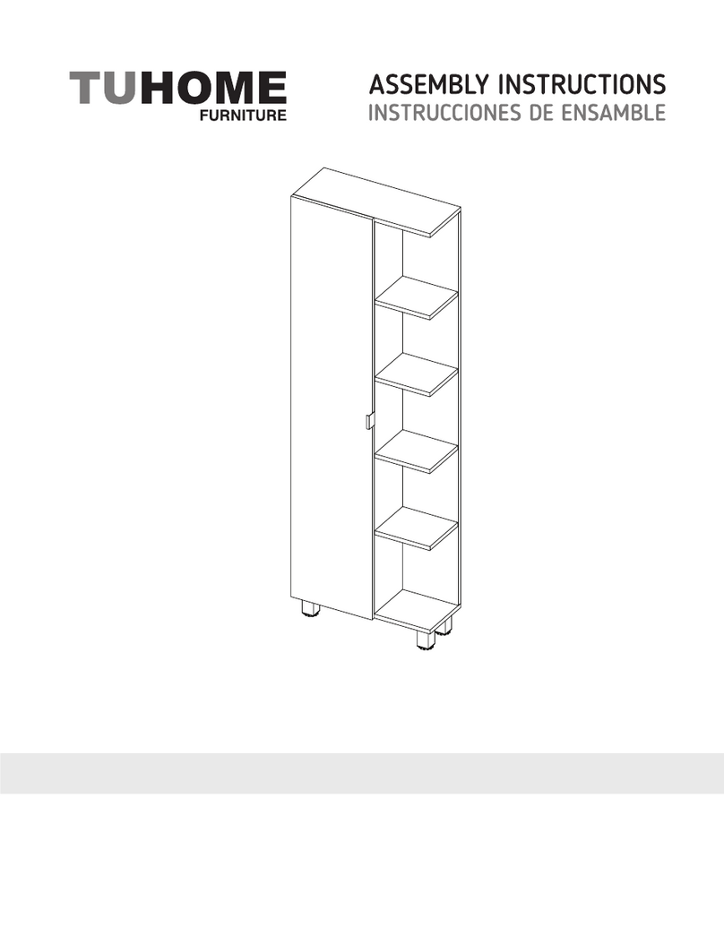 TUHOME Furniture MLW5536 Assembly instructions