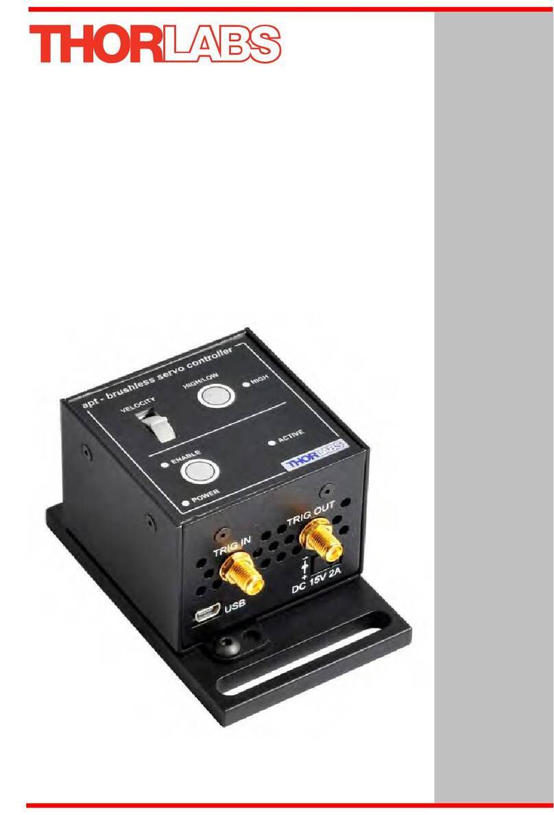 THORLABS TBD001 User manual