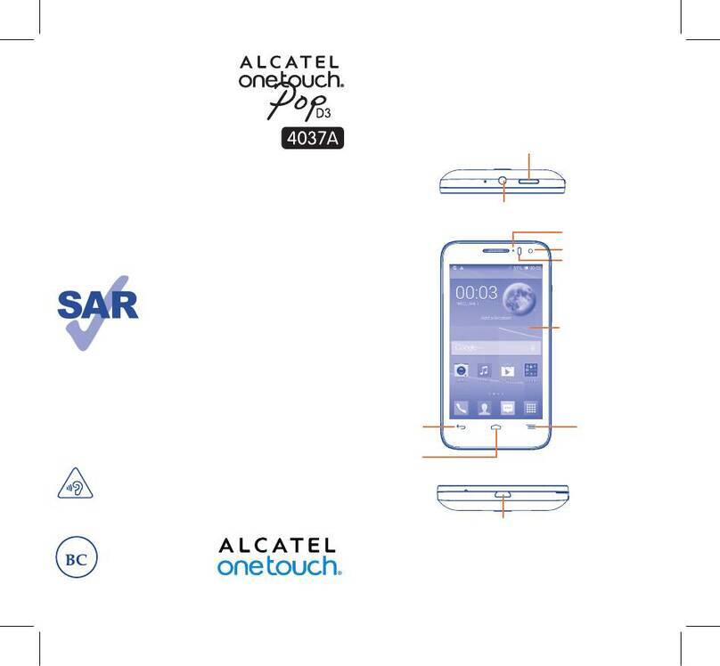 Alcatel Onetouch Pop D3 User manual