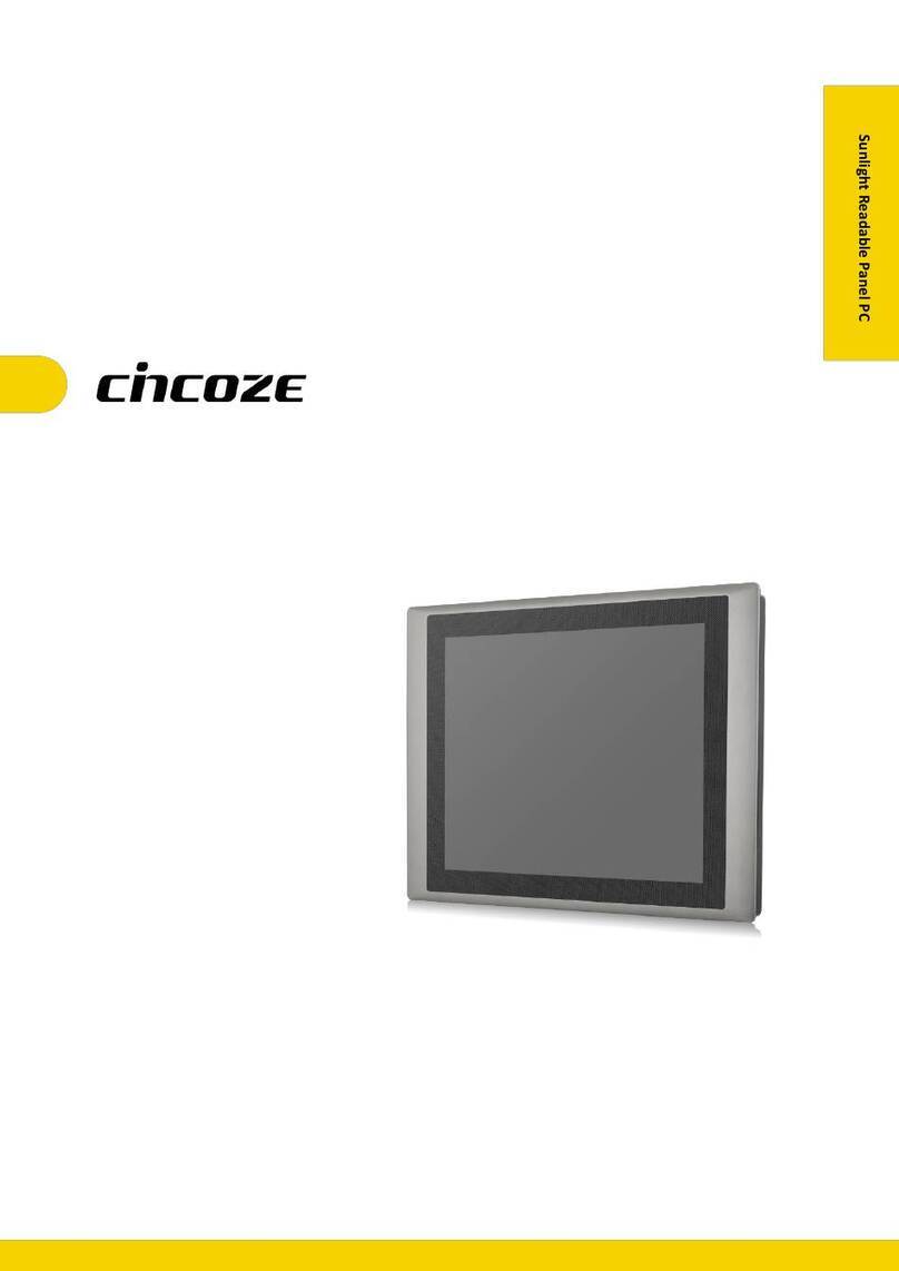 Cincoze CS-112HC/P2102 User manual