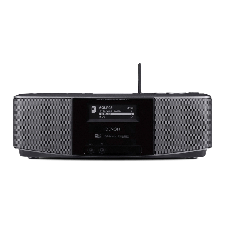 Denon S-32 User manual Denon S-32 User manual