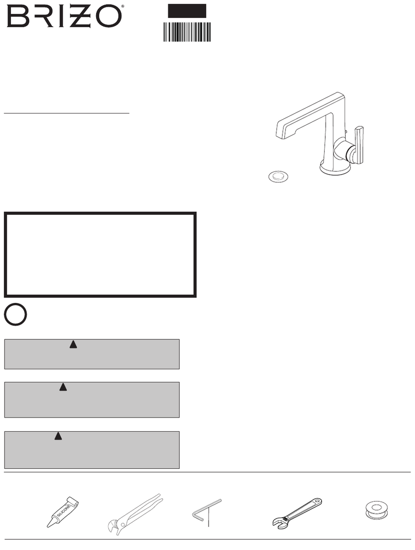Brizo Levoir 65098LF-NK-ECO User manual