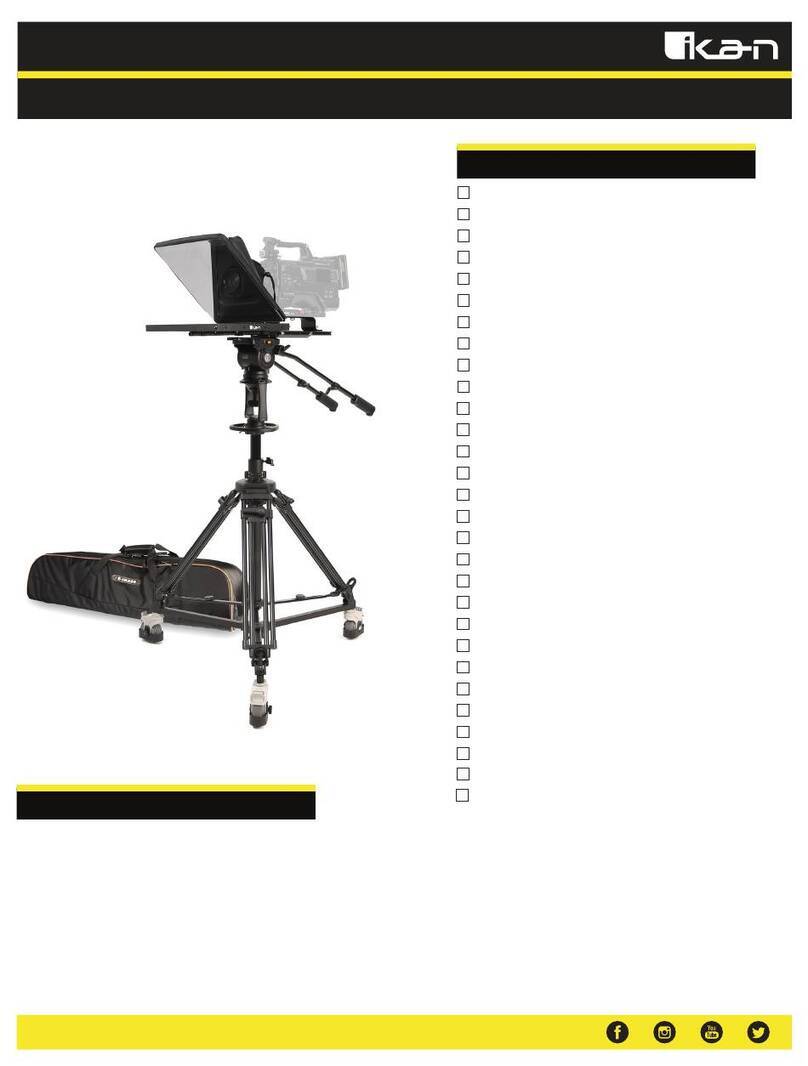 Ikan PT4500W-PEDESTAL quick start guide