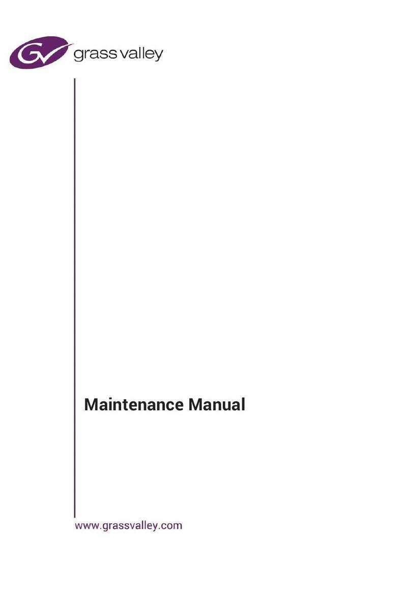 GRASS VALLEY VF 700-H Maintenance manual