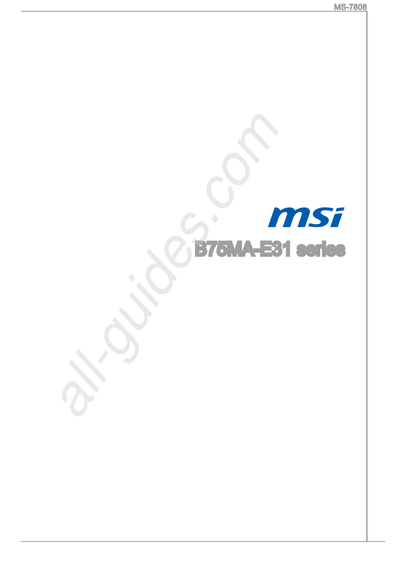 MSI B75MA-E31 Sereis manual