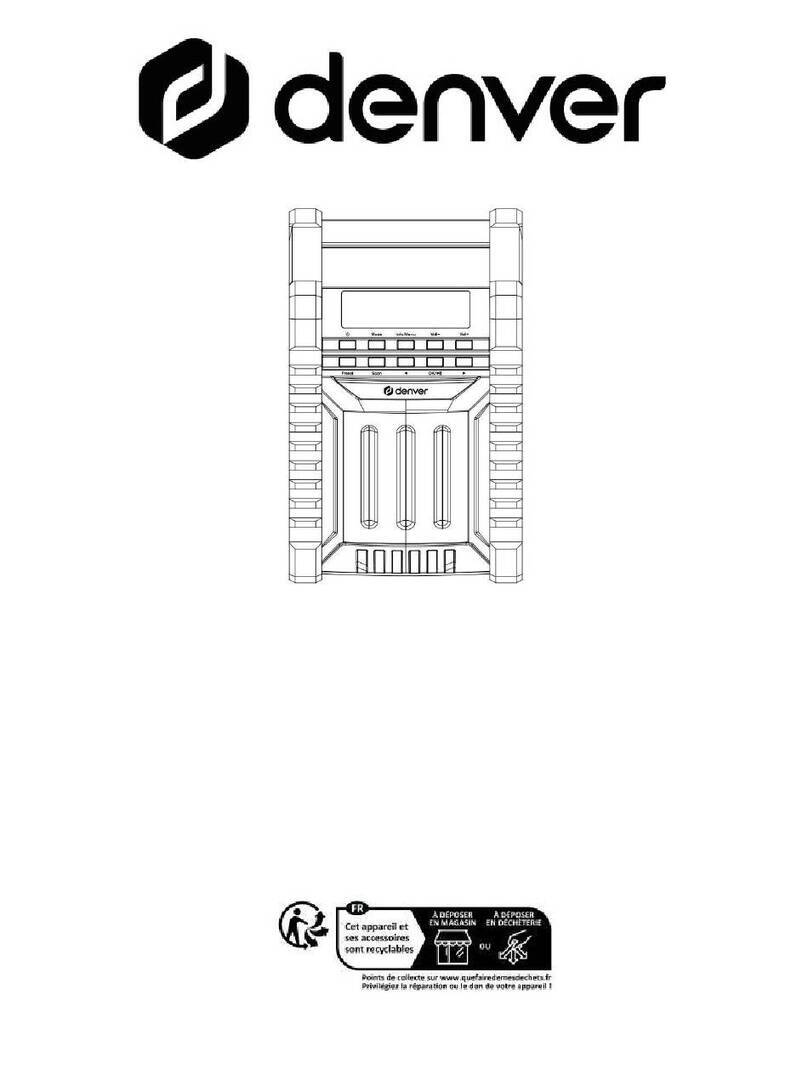 Denver WRD-60 instruction manual