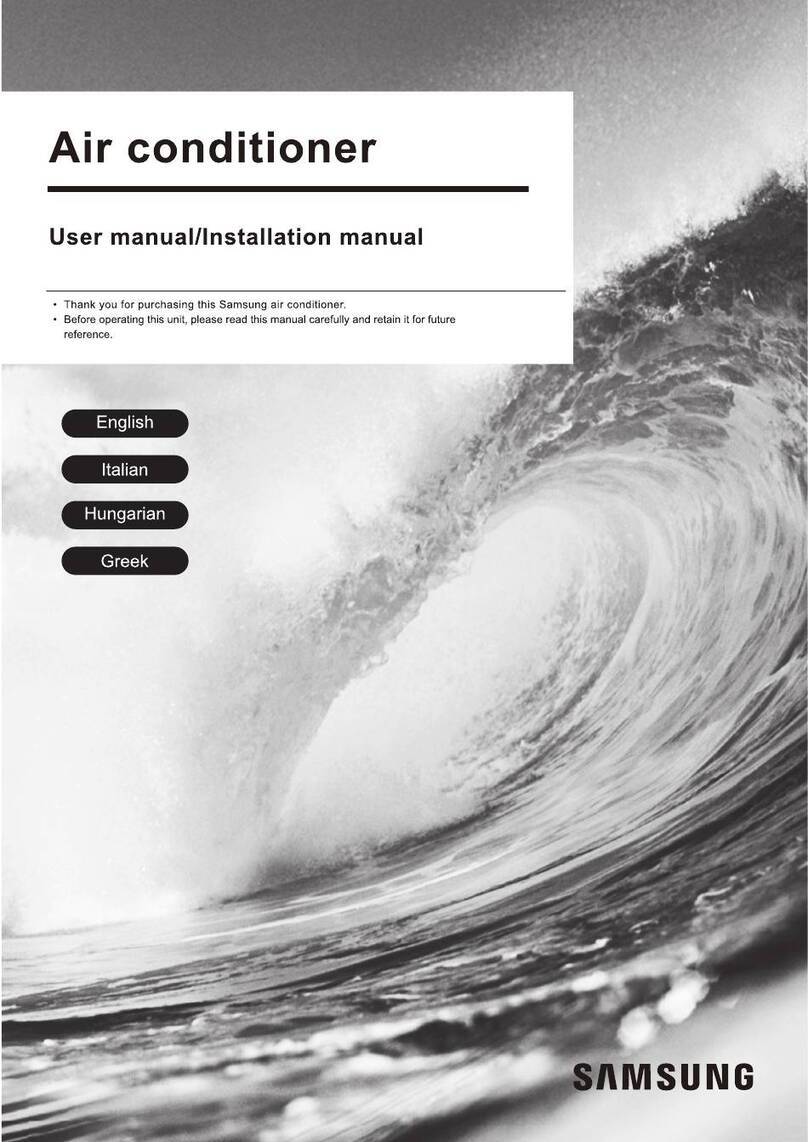 Samsung AR09TXHQBWKNEU User manual