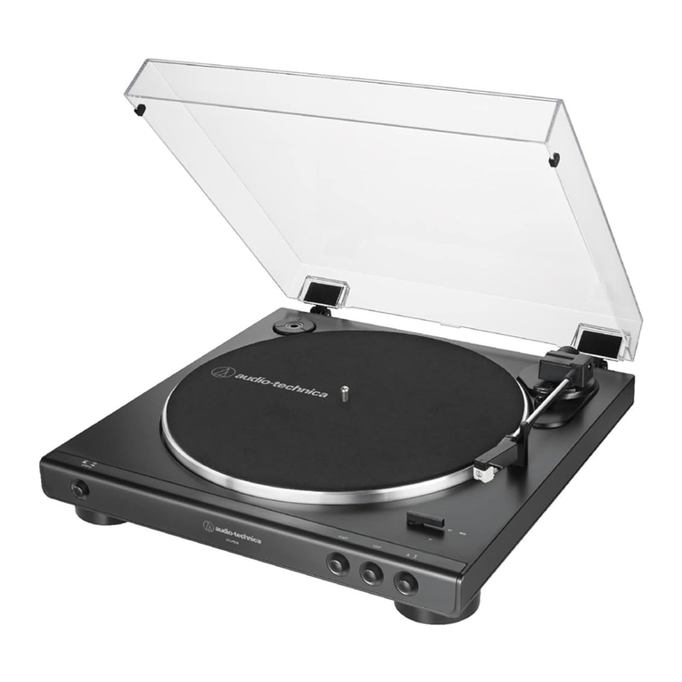 Audio-Techica AT-LP60X User manual Audio-Techica AT-LP60X User manual
