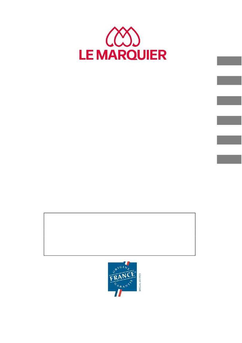LE MARQUIER PLVP260E User manual