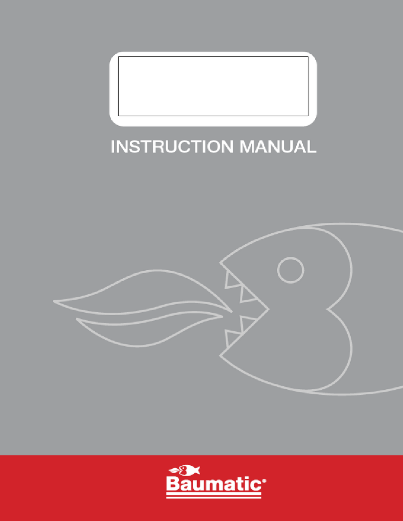 Baumatic BRLF1760W User manual