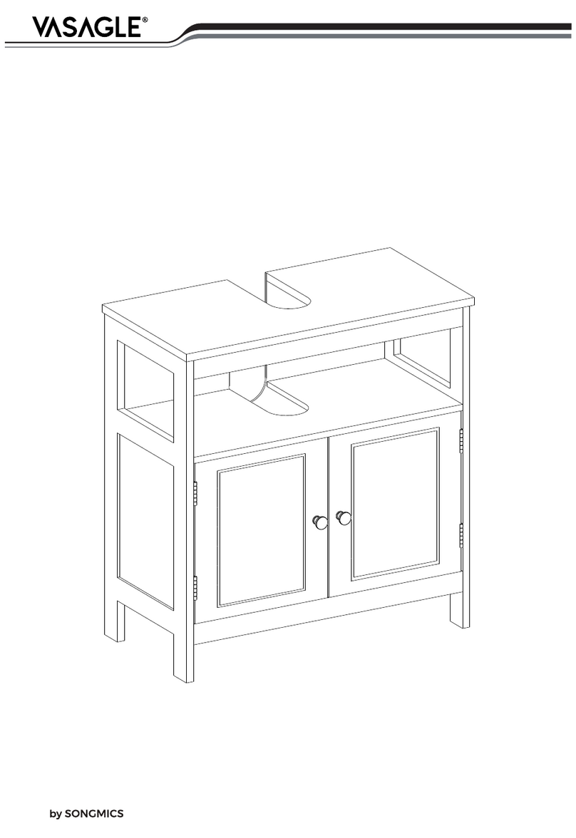 Songmics VASAGLE GORDES II BBC301 Assembly instructions