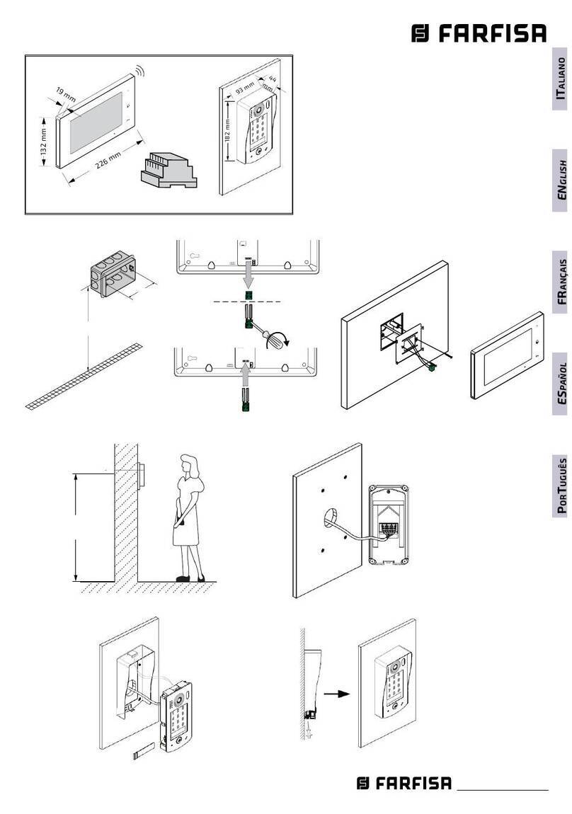 Farfisa 1SEK/M-KP User manual