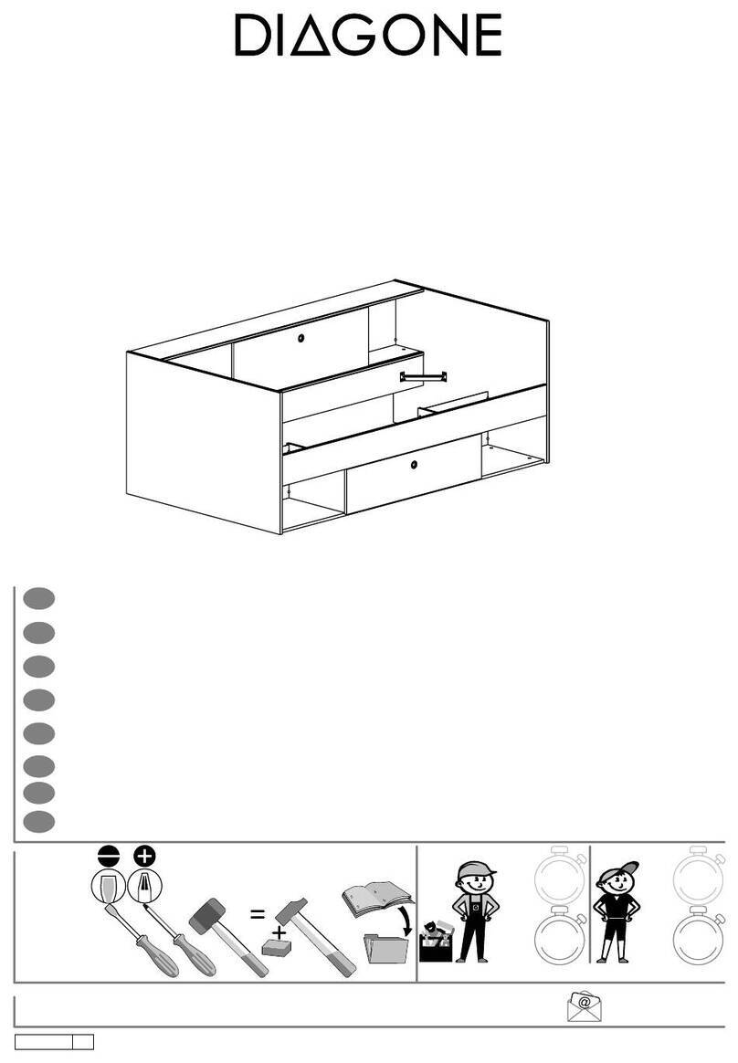 Diagone COUCHAGE E72 manual