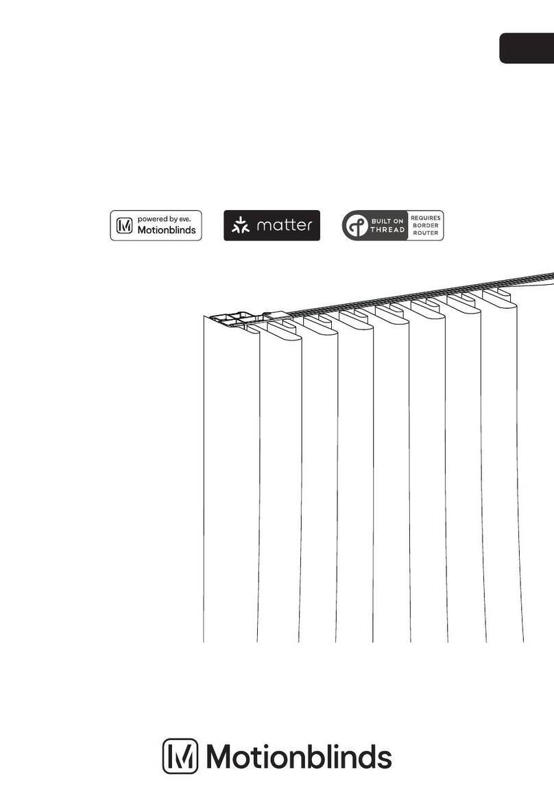 MOTION BLINDS CM-36-E User manual