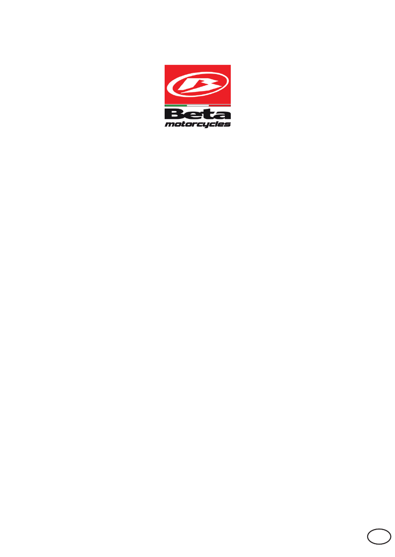 Beta Motorcycles RR 250 2T EUROPA manual