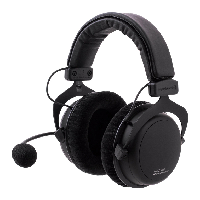 Beyerdynamic MMX 300 User manual