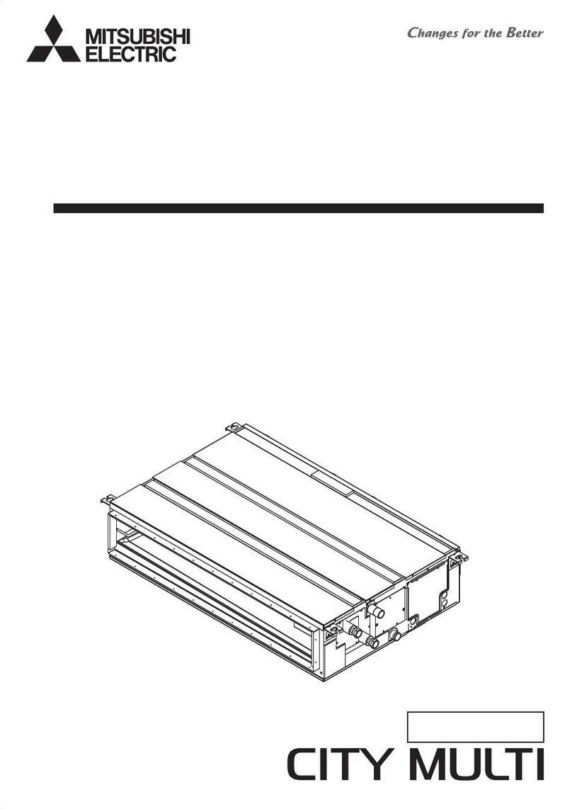 Mitsubishi Electric City Multi PEFY-WP40VMA-E Operating manual