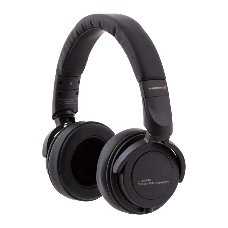 Beyerdynamic DT 240 PRO User manual