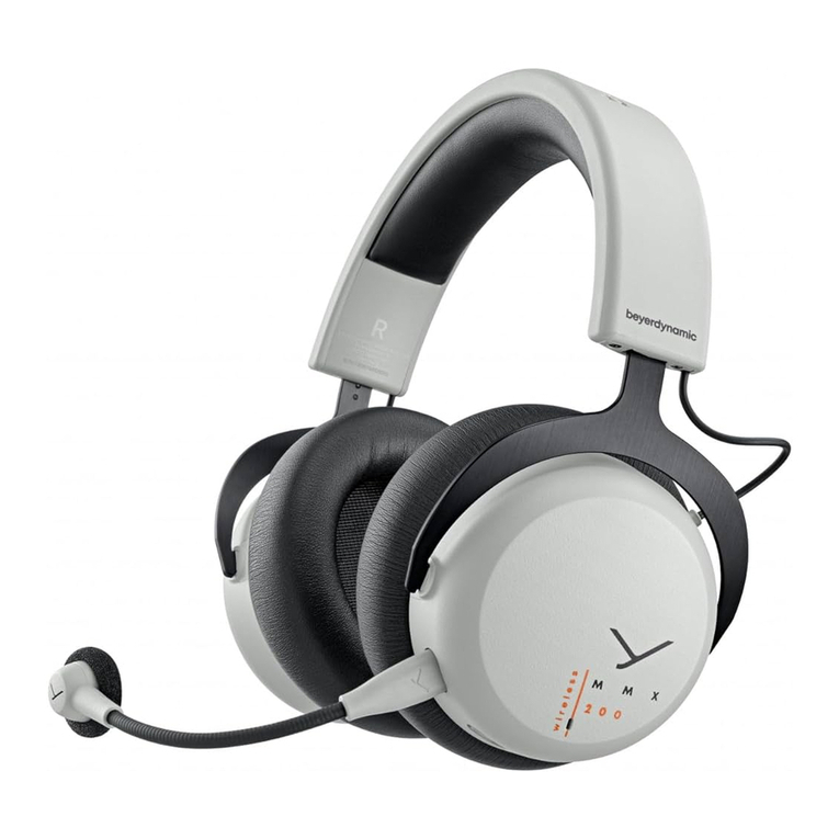 Beyerdynamic MMX 200 wireless user manual