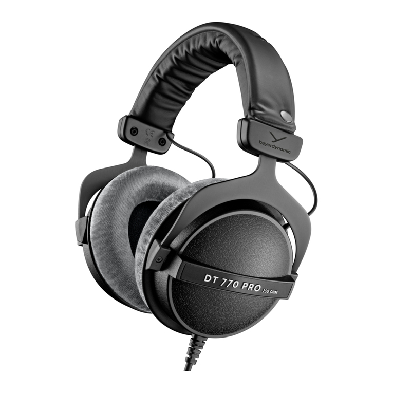 Beyerdynamic DT 770 PRO User manual