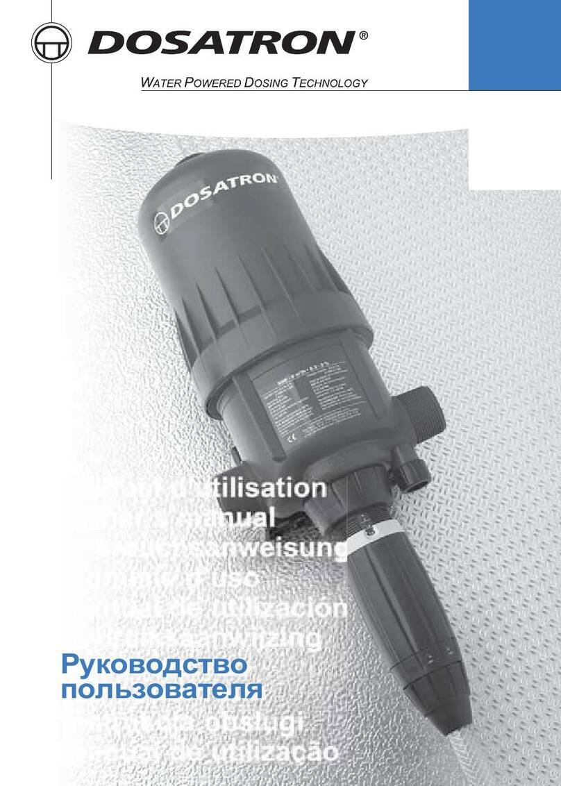 dosatron D 8 RE 3000 User manual